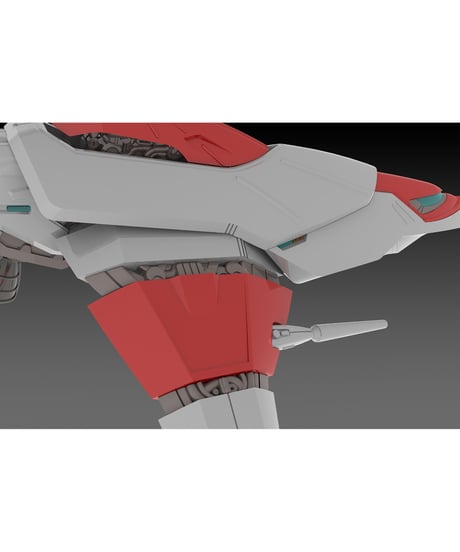 プラスチックキット「シルバーホーク 3F-1B SPACE FIGHTER」　ダライアス　1/144　[PLUM]