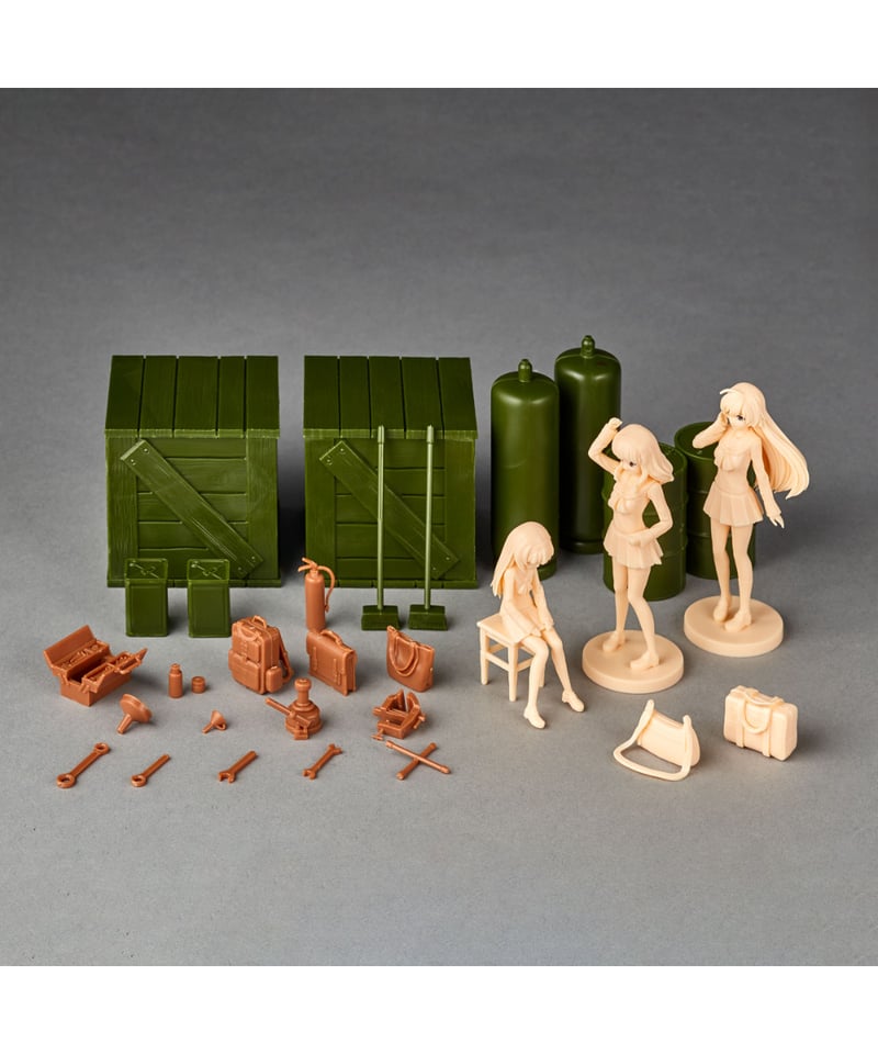 ARTPLA ガールズ＆パンツァー 最終章 ガレージセット[B] | WonderToys