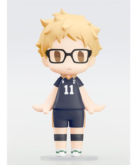 HELLO! GOOD SMILE 月島 蛍　塗装済み可動フィギュア　ハイキュー!!　［オランジュ・ルージュ］