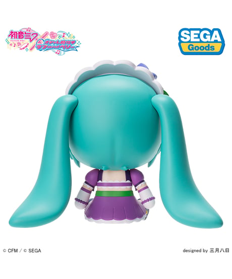 初音ミク×オシャレ魔女 ラブ and ベリー　ふわぷち　デフォルメフィギュア　キラリンパープル　［セガ フェイブ］