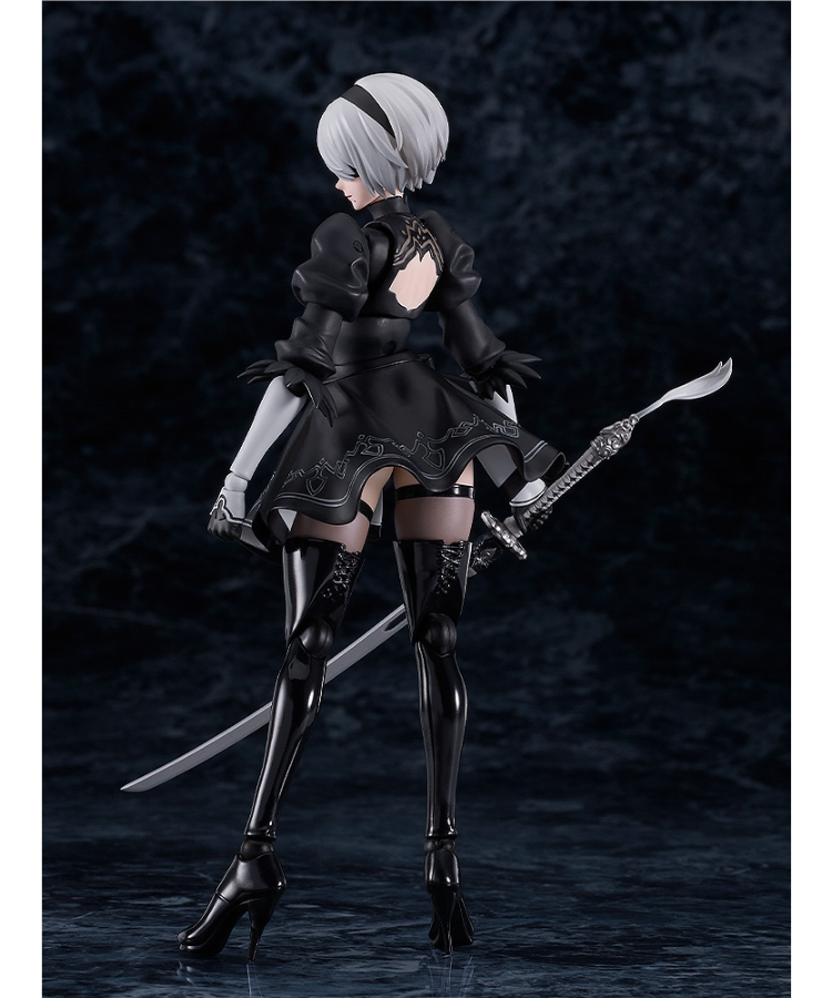 NieR:Automata Ver1.1a figma 2B（ヨルハ二号B型） 塗装済み可動フ