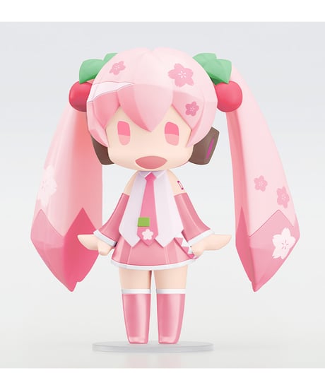 HELLO! GOOD SMILE 桜ミク　キャラクター・ボーカル・シリーズ01 初音ミク　塗装済み可動フィギュア