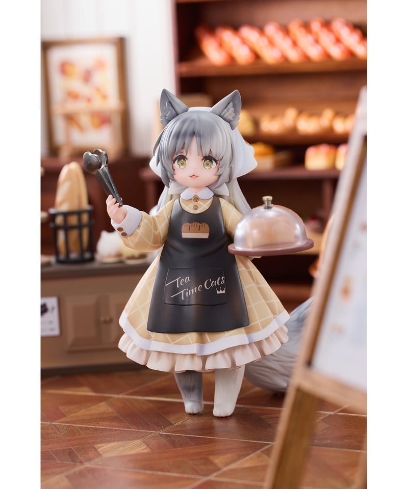 ティータイム キャッツ シーン』にゃん町“パン屋”店員&お客セット 完成