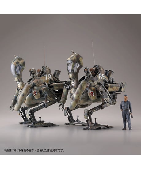 ARTPLA マシーネンクリーガー カングール（2機セット）＆整備兵　プラスチックモデルキット　［海洋堂］