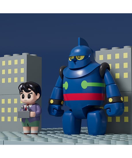 BRICKROID 鉄人28号＆正太郎セット　塗装済み可動フィギュア　鉄人28号　[グッドスマイルカンパニー]