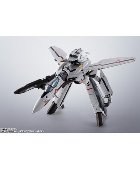 HI-METAL R VF-0Sフェニックス(ロイ・フォッカー機) ＋ QF-2200D-B ゴースト　マクロスゼロ　［バンダイ］