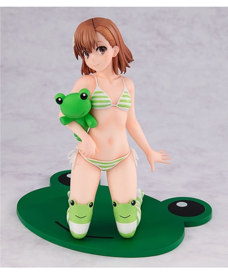 御坂美琴 フード☆るっく ゲコ太ver.　1/7スケールフィギュア　プラスチック塗装済み完成品【とある科学の超電磁砲T】