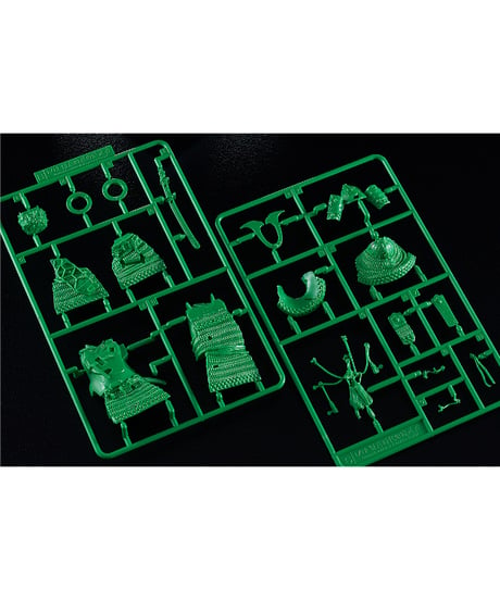 PLAMAX 1/12 鎌倉時代の鎧武者緑の装 Green color edition　組み立て式プラモデル