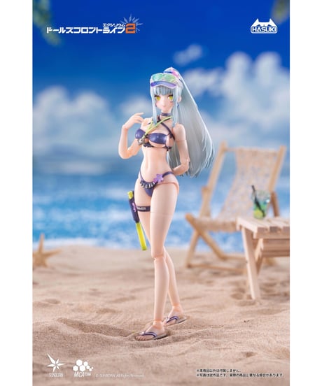 【予約】pocket art PA013 ドールズフロントライン2：エクシリウム クルカイ 蒼き軌跡Ver. 通常版 1/12 完成品アクションフィギュア　［HASUKI］