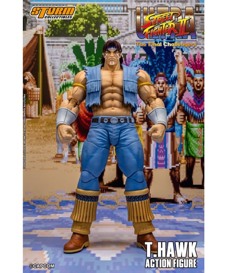 ウルトラストリートファイターII ザ・ファイナルチャレンジャーズ アクションフィギュア T.ホーク　［ストーム コレクティブルズ］