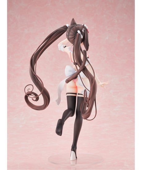 【予約】ネコぱら ショコラ マイクロビキニメイド-DX Edition-　1/5.5　塗装済み完成品　［オーキッドシード］
