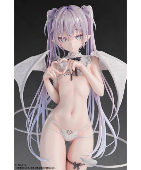 【予約】無人ちゃん。「白い悪魔ちゃん。」 1/4スケール塗装済み完成品フィギュア　［B´full FOTS JAPAN］