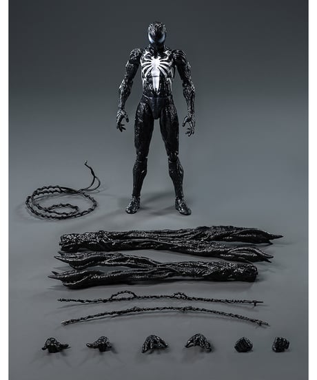 【予約】DLX スパイダーマン シンビオート・スーツ（ピーター・パーカー）通常版　1/12スケール　塗装済み可動フィギュア　Marvel's Spider-Man 2　［threezero］