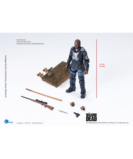 【予約】ウォーキング・デッド 1/18 アクションフィギュア モーガン　［ハイヤトイズ］