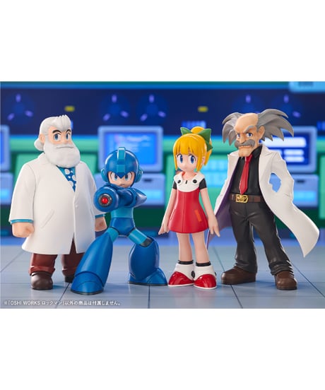 【予約】OSHI WORKS ロックマン　PVC塗装済み完成品　[コトブキヤ]