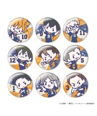 【送料無料】ハイキュー!! POP UP SHOP in アトレ秋葉原店トレーディング缶バッジ【烏野】　９個入り１BOX