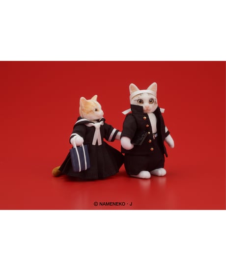 DIGKawaiiACTION 『なめ猫』又吉＆トラ子セット　彩色済完成品可動フィギュア