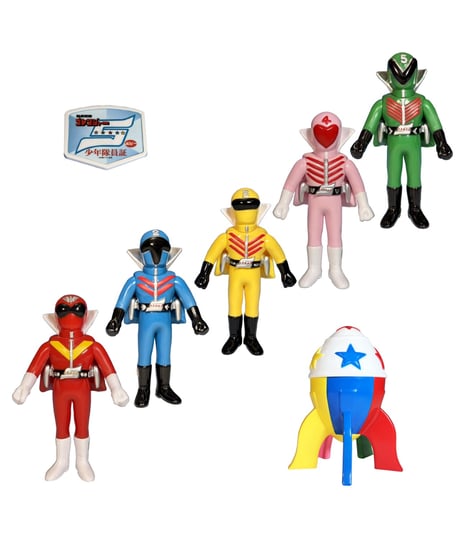 【予約】バイナルアーカイブスプロジェクト ポピー復刻版せいぞろい秘密戦隊ゴレンジャーハリケーンセット　［プレックス］