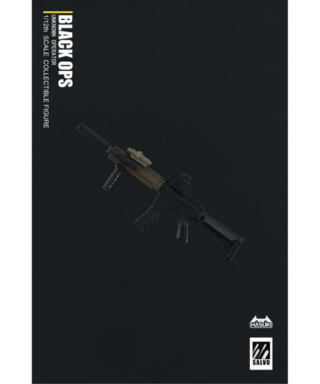 SALVOシリーズ SA01 ブラックオペレーションズ 1/12 完成品アクションフィギュア