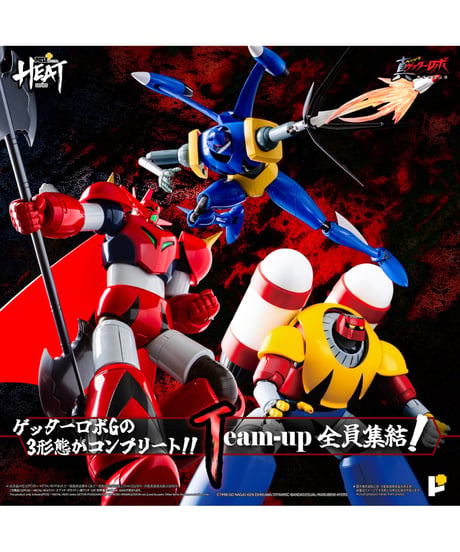 METAL HEATゲッターポセイドン（真ゲッターロボ世界最後の日Ver.）　ダイキャスト製　塗装済み完成品　［AWAKEN STUDIO］