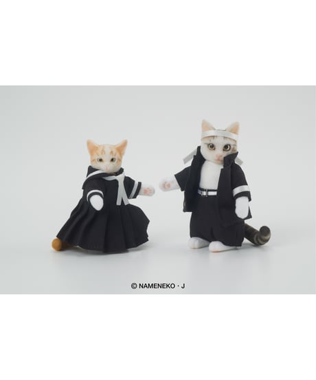 DIGKawaiiACTION 『なめ猫』又吉＆トラ子セット　彩色済完成品可動フィギュア
