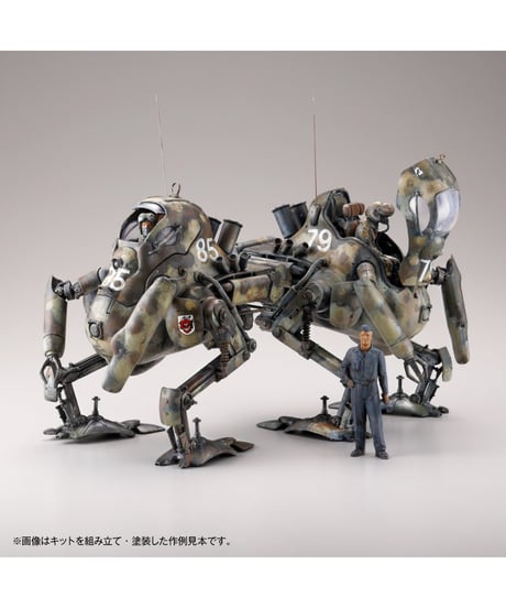 ARTPLA マシーネンクリーガー カングール（2機セット）＆整備兵　プラスチックモデルキット　［海洋堂］