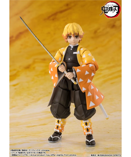 【予約】【送料無料】S.H.Figuarts 我妻善逸　フィギュア　鬼滅の刃　［バンダイ］【10月再販分】