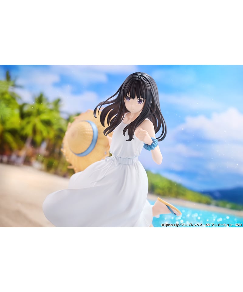 リコリス・リコイル 井ノ上たきな 白ワンピースVer. 1/7 塗装済み完成