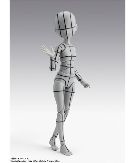 【予約】【送料無料】S.H.Figuarts ボディちゃん -杉森建- Edition-ワイヤーフレーム-(Gray Color Ver.)　［バンダイ］　【8月発売予定】