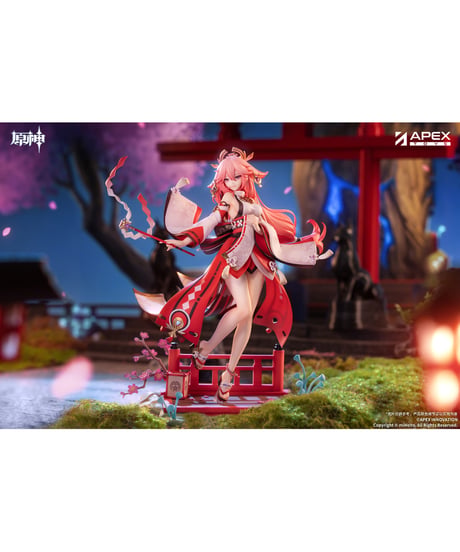 【予約】原神 八重神子・浮世笑百姿Ver.　1/7スケール　塗装済み完成品　［APEX-TOYS］