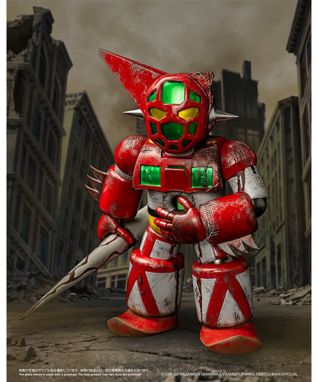 【予約】Chibi Creature 初代ゲッターロボ1 （ニューヨーク最終決戦時）　塗装済みソフビフィギュア　真ゲッターロボ対ネオゲッターロボ　[エンバートイズ]