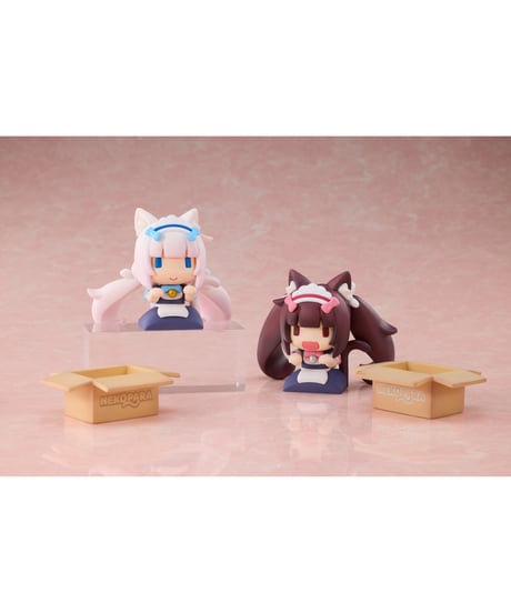 ネコぱら ショコラ&バニラ デフォルメフィギュア　塗装済み完成品フィギュア　［MAGI ARTS］
