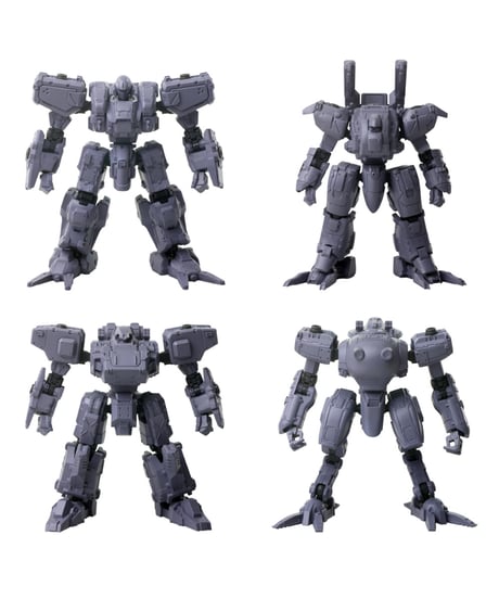 1/72 フロントミッション ストラクチャーアーツ プラスティック モデルキット シリーズ アディショナルセレクション Vol.1 (全4種BOX+初回生産BOX特典同梱)　［コトブキヤ］