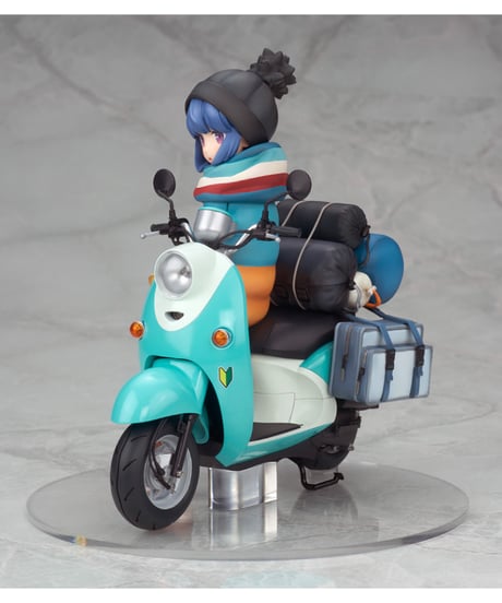 【予約】志摩 リン with スクーター【再販】　1/10スケール　PVC&ABS製塗装済完成品　ゆるキャン△　［アルター］
