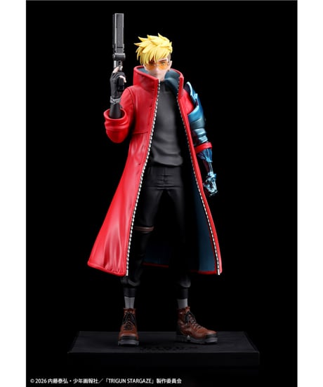 OSHI WORKS ヴァッシュ・ザ・スタンピード TRIGUN STAMPEDE　1/7スケール　PVC塗装済み完成品　［コトブキヤ］