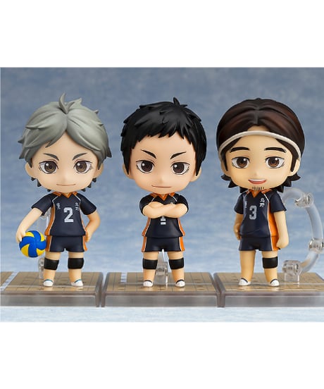ハイキュー!!　ねんどろいど 澤村大地/菅原孝支/東峰旭/夜久衛輔/灰羽リエーフ　全５種　塗装済み可動フィギュア