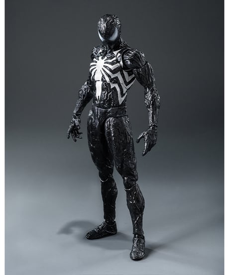 【予約】DLX スパイダーマン シンビオート・スーツ（ピーター・パーカー）通常版　1/12スケール　塗装済み可動フィギュア　Marvel's Spider-Man 2　［threezero］