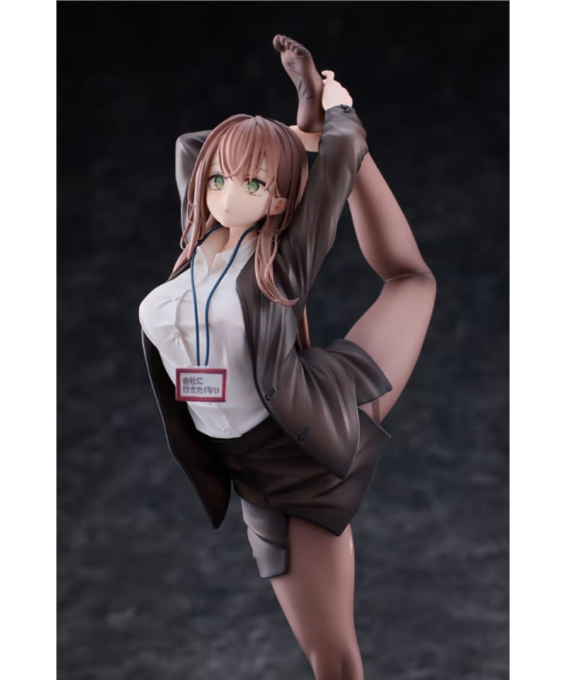 新品 意外と体が柔らかい会社に行きたくないOLちゃん 白ver 塗装済み完成品 意外と体が柔らかい会社に行きたくないOLちゃん 白Ver. 1/6 完成品