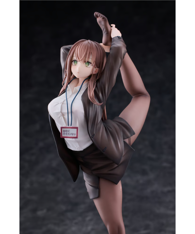 意外と体が柔らかい会社に行きたくないOLちゃん 白Ver. 1/6 完成品