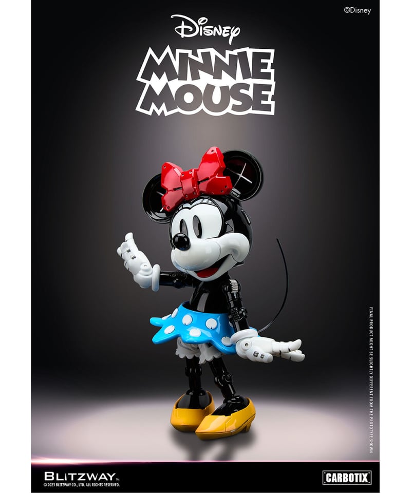 ミニーマウス・フィギュア【ディズニーストア・エキスポ】 86ヒーロー ハイブリッド・メタル・フィギュレーション