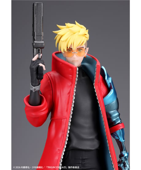 OSHI WORKS ヴァッシュ・ザ・スタンピード TRIGUN STAMPEDE　1/7スケール　PVC塗装済み完成品　［コトブキヤ］