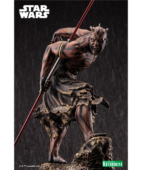 ARTFX ダース・モール ナイトブラザー　スター・ウォーズ／ファントム・メナス　1/7スケール　PVC塗装済み簡易組立キット