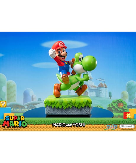 【予約】スーパーマリオシリーズ/ マリオ＆ヨッシー スタチュー　［ファースト4フィギュア］