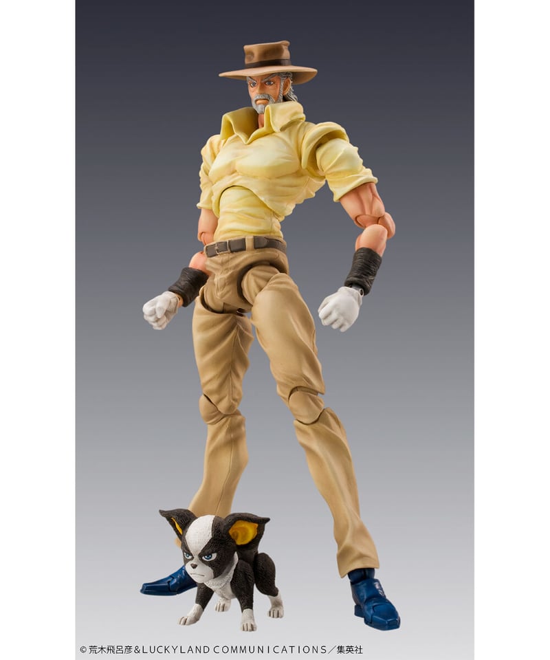 ジョジョ フィギュア  ジョセフ・ジョースター&イギー 超像可動 「ジョセフ・ジョースター&イギー」 『ジョジョの奇妙