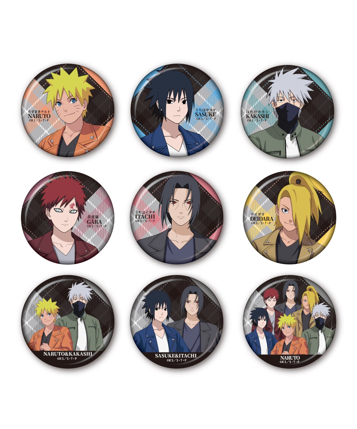 NARUTO-ナルト- 疾風伝 トレーデイング 缶バッジ 9個入り1BOX