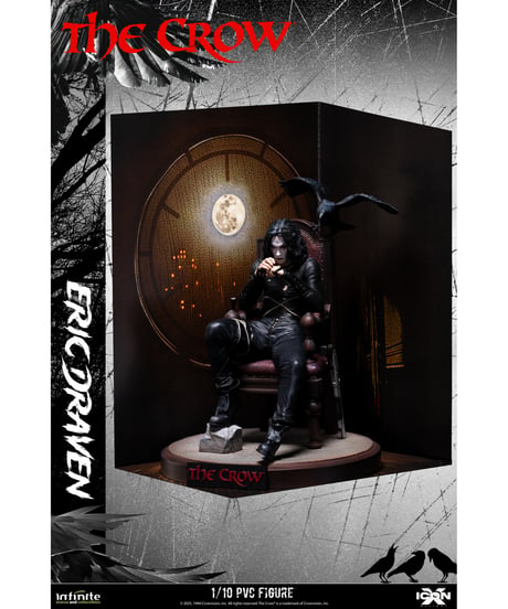 【予約】アイコンx/ クロウ 飛翔伝説: エリック・ドレイヴン 1/10 PVC スタチュー　［インフィニティスタチュー］