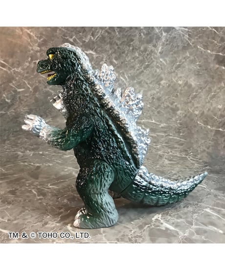復刻版ポピーグレートザウルス　ゴジラ/ゴジラ（グリーンVer.） 全２種　ソフトビニール製　塗装済み完成品