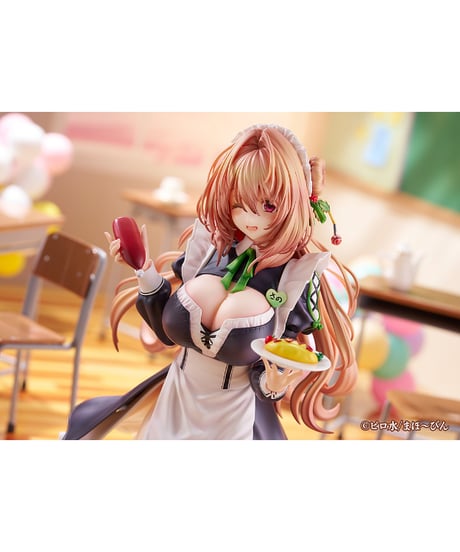 【予約】Maid Maison『はにかみ彼女』柊紗乃　1/6　塗装済み完成PVCフィギュア　［DMM Factory］