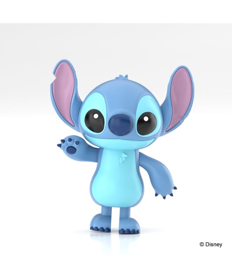 楽プラ トコトコ　ディズニー キャラクター DP-16 スティッチ/DP-17 エンジェル　全２種　［アオシマ］