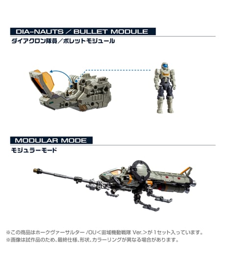 ダイアクロン ホークヴァーサルター/OU＜宙域機動戦隊 Ver．＞　［タカラトミー］